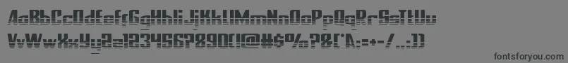 Шрифт nationalexpresshalf – чёрные шрифты на сером фоне