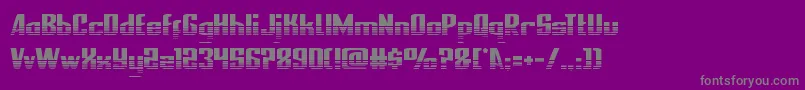 nationalexpresshalf Font – Gray Fonts on Purple Background