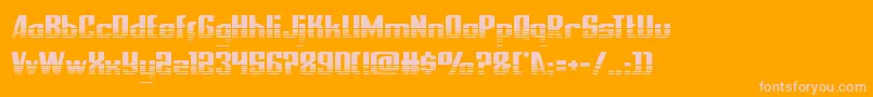 nationalexpresshalf Font – Pink Fonts on Orange Background