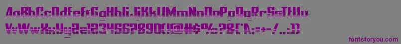 Шрифт nationalexpresshalf – фиолетовые шрифты на сером фоне
