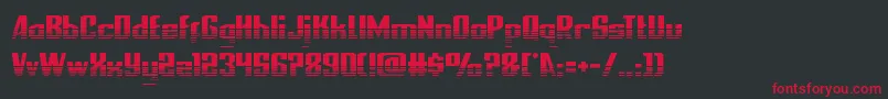 nationalexpresshalf Font – Red Fonts on Black Background