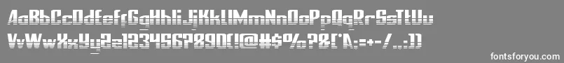 nationalexpresshalf Font – White Fonts on Gray Background