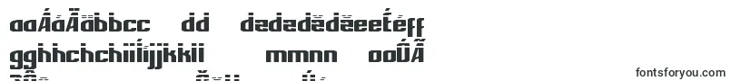 nationalexpresslaser-Schriftart – slowakische Schriften