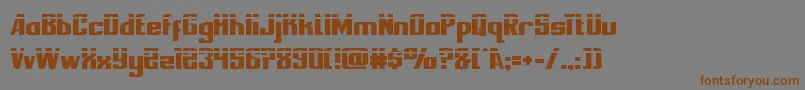 nationalexpresslaser Font – Brown Fonts on Gray Background