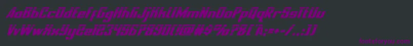 nationalexpresslaserital Font – Purple Fonts on Black Background