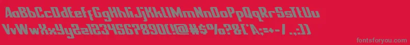 nationalexpressleft Font – Gray Fonts on Red Background