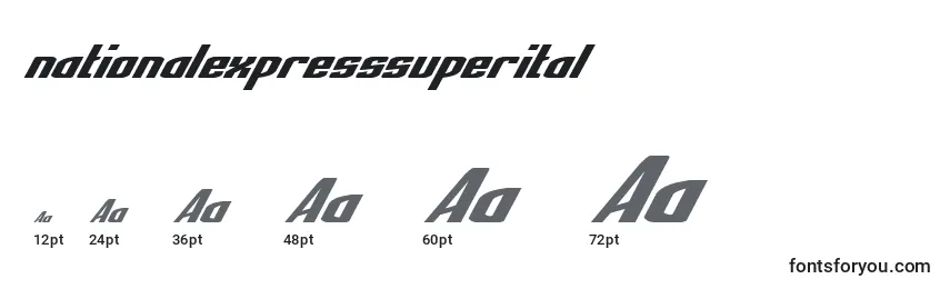 Nationalexpresssuperital Font Sizes