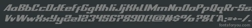 More about nationalexpressxtraexpandital Font nationalexpressxtraexpandital Font – Gray Fonts on Black Background