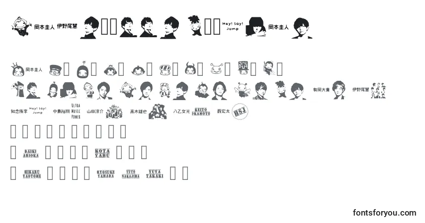 NaTobikko Regular (135336) Font – alphabet, numbers, special characters