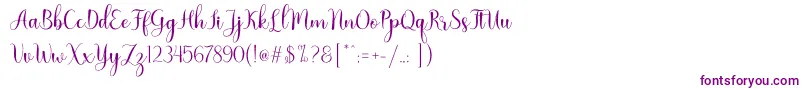 Nattalia Font – Purple Fonts
