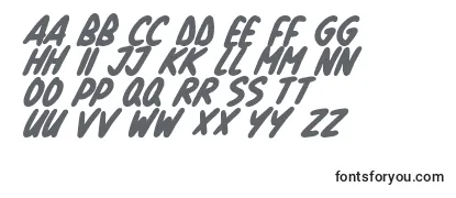 Natural Marker Italic Font