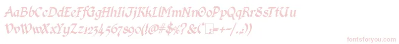 KingthingsCalligraphicaItalic Font – Pink Fonts