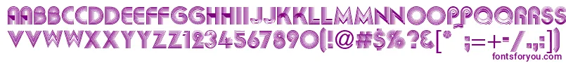 AbigilRegular Font – Purple Fonts on White Background