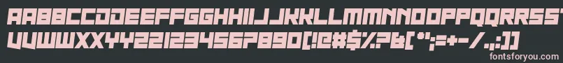 Nau Sea Font – Pink Fonts on Black Background