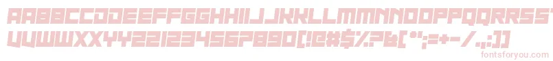 Nau Sea-fontti – vaaleanpunaiset fontit valkoisella taustalla
