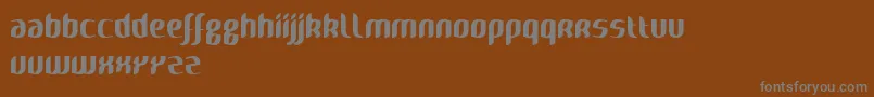 Naya Font – Gray Fonts on Brown Background