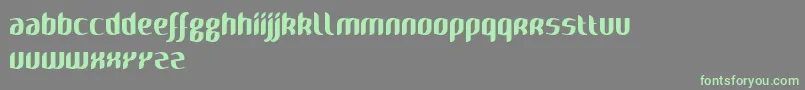 Naya Font – Green Fonts on Gray Background