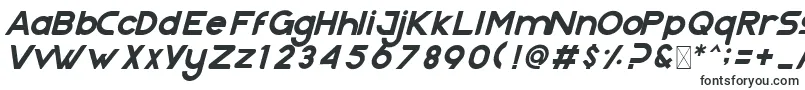 フォントNazegul Italic – オリジナルのフォント