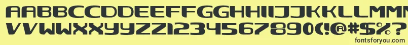 NEC      Font – Black Fonts on Yellow Background