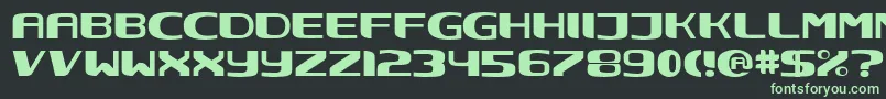 NEC      Font – Green Fonts on Black Background