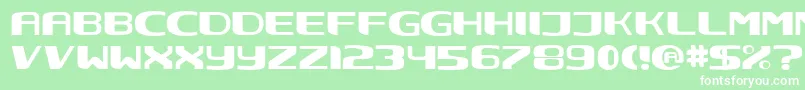 NEC      Font – White Fonts on Green Background