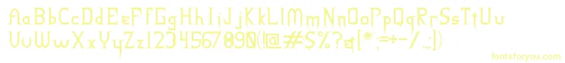NECK ROMANCER Regular Font – Yellow Fonts