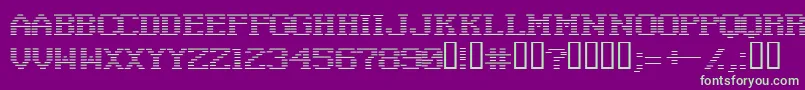 Шрифт negat    – зелёные шрифты на фиолетовом фоне