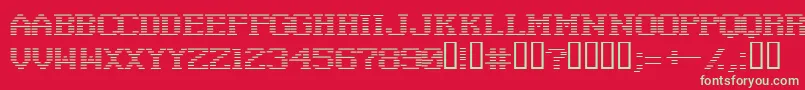 negat    Font – Green Fonts on Red Background