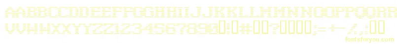 Шрифт negat    – жёлтые шрифты