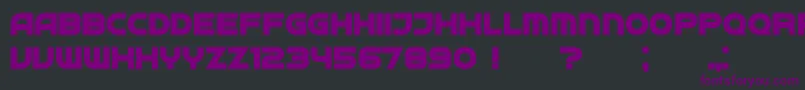 Шрифт Neighbor Bold – фиолетовые шрифты на чёрном фоне