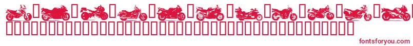 Motorbikez Font – Red Fonts