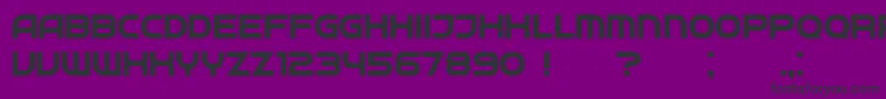 Neighbor Font – Black Fonts on Purple Background