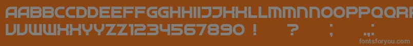 Шрифт Neighbor – серые шрифты на коричневом фоне