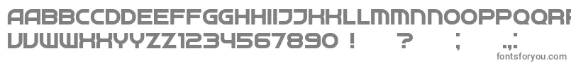 フォントNeighbor – 白い背景に灰色の文字