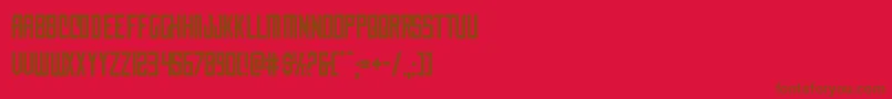More about nemenforcer Font nemenforcer Font – Brown Fonts on Red Background