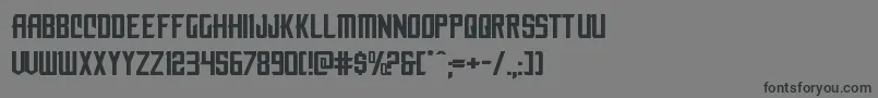 nemenforcerexp Font – Black Fonts on Gray Background