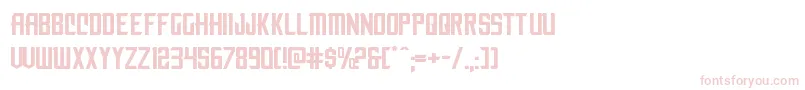 nemenforcerexp Font – Pink Fonts on White Background