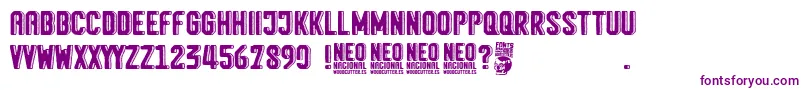 Neo Nacional Font – Purple Fonts