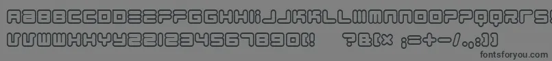 1900805 Font – Black Fonts on Gray Background