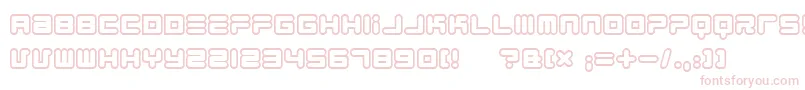 1900805 Font – Pink Fonts on White Background