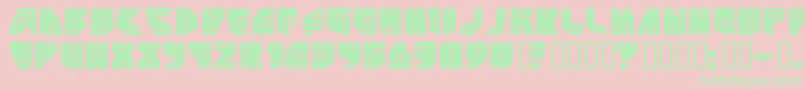 More about NEO P Font NEO P Font – Green Fonts on Pink Background
