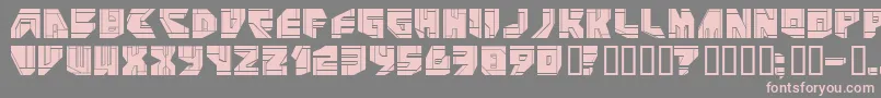 NEO P    Font – Pink Fonts on Gray Background