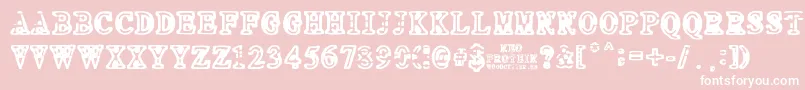 フォントNEO PROTEIN – ピンクの背景に白い文字