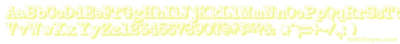 NeoBulletin Extruded Font – Yellow Fonts