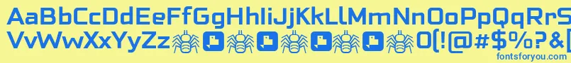 Más sobre la fuente NeoFobia Bold fuente NeoFobia Bold – Fuentes Azules Sobre Fondo Amarillo