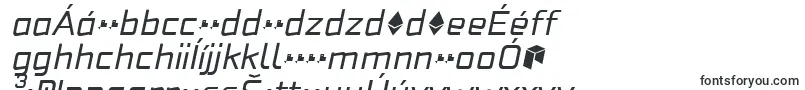 Fonte NeoFobia Italic – fontes eslovacas