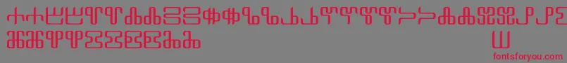 Подробнее о шрифте Neoglagolitic Alpha Шрифт Neoglagolitic Alpha – красные шрифты на сером фоне