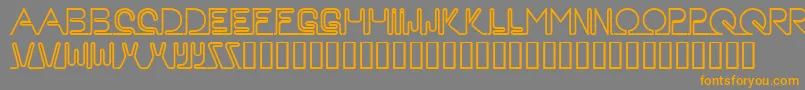 NEON     Font – Orange Fonts on Gray Background