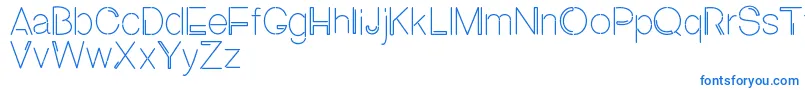 Шрифт NEON ABSOLUTE SANS1 – синие шрифты