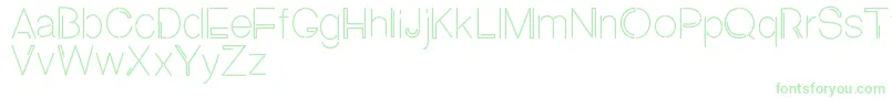 NEON ABSOLUTE SANS1 Font – Green Fonts on White Background